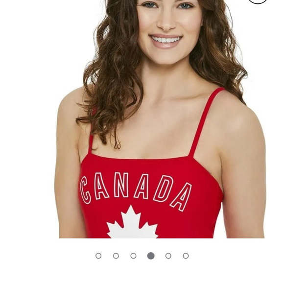 Canada Day One Piece Bathing Suit - Picture 2 of 8